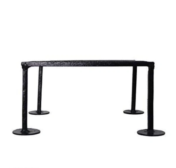 Iron Square Planter Stand It is very light in weight and so it can be moved easily as per your needs Pack of 4 - Free Size, Black, Iron, Pack of 4, Square